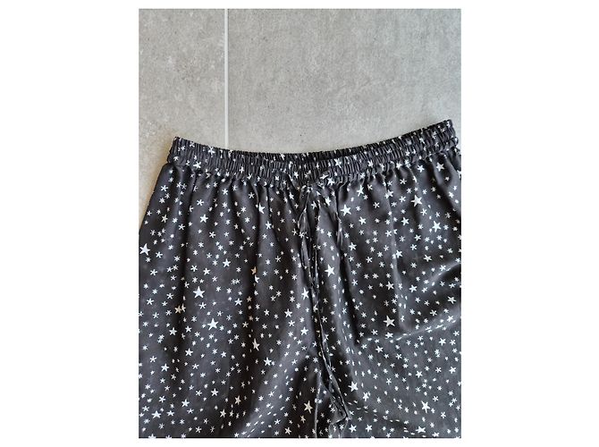 Diane Von Furstenberg Completo con camicia e pantaloni DVF con stampa a stelle Nero - vista 4