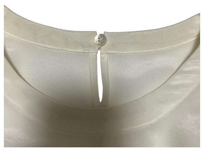 Autre Marque Camicetta in crepe stretch di qualità Bianco - vista 3