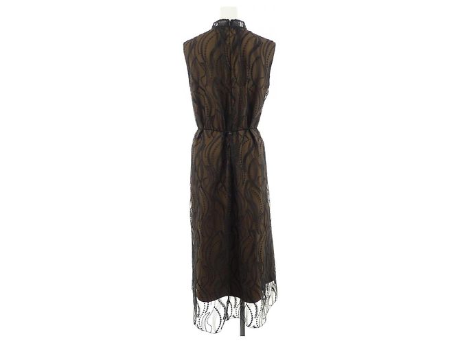 Autre Marque Anayi Kleid Braun Schwarz - Ansicht 2