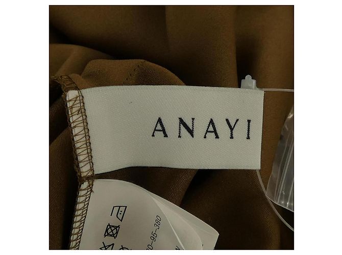 Autre Marque Anayi Kleid Braun Schwarz - Ansicht 4
