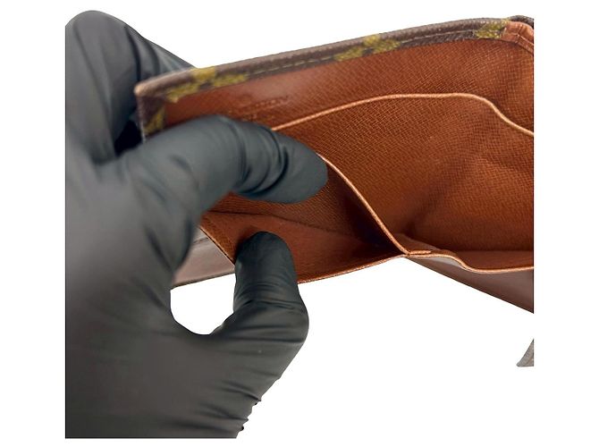 Cartera tríptico Louis Vuitton Monogram Castaño - vista 10