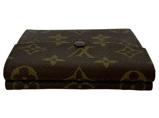 Cartera tríptico Louis Vuitton Monogram Castaño - vista 4