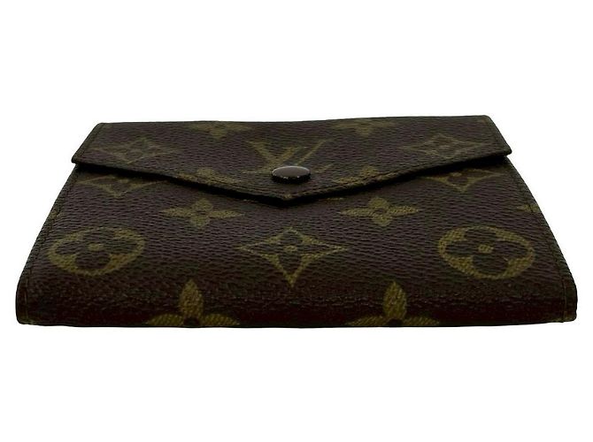 Cartera tríptico Louis Vuitton Monogram Castaño - vista 7