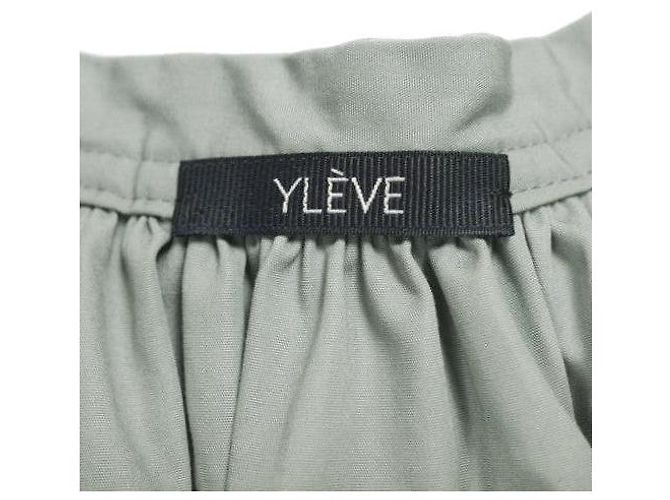 Autre Marque Vestido campesino YLEVE COTTON WEATHER de algodón Castaño - vista 4