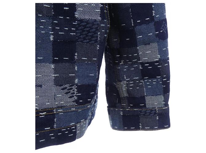 Chaqueta de denim Damier Louis Vuitton Azul - vista 6