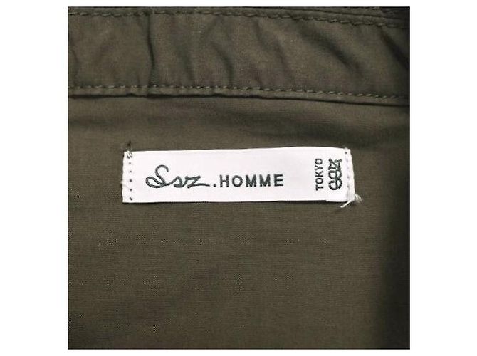 Autre Marque SSZ × Western Hydrodynamic Research SHAKA SHIRT Baumwoll-Polyester-Hemd Braun - Ansicht 3