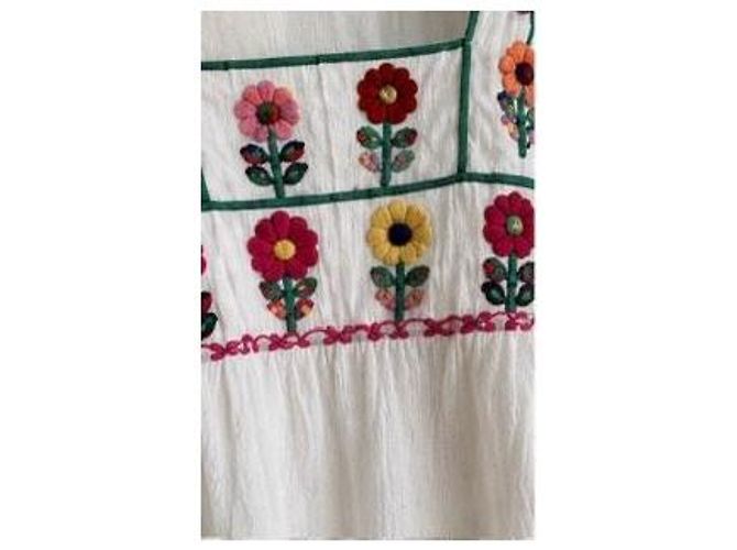 Conjunto de algodón bordado Antik Batik Blanco Multicolor - vista 5