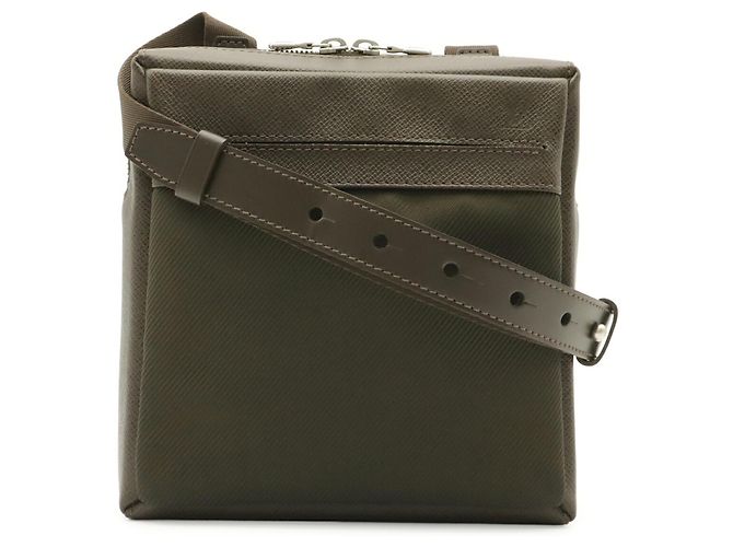 Borsa a Spalla Louis Vuitton Taiga Sayan Marrone - vista 2