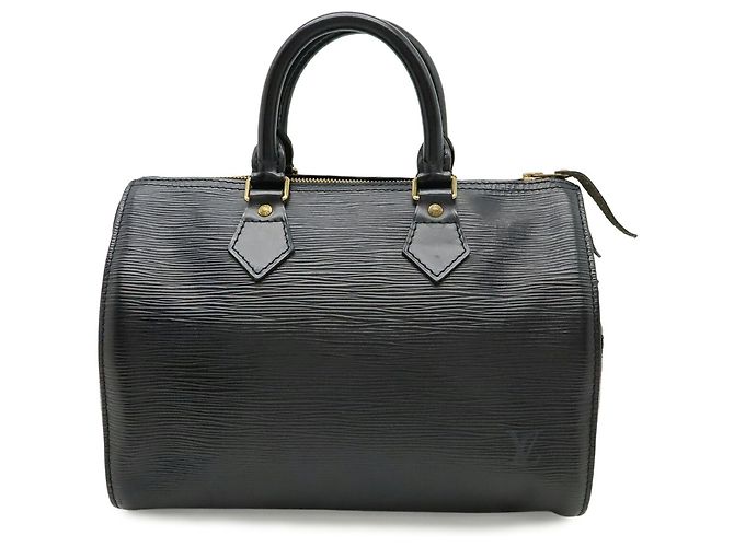 Borsa Louis Vuitton Epi Speedy 25 Nero - vista 2