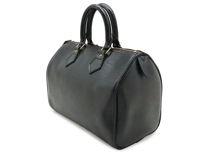 Borsa Louis Vuitton Epi Speedy 25 Nero - vista 3