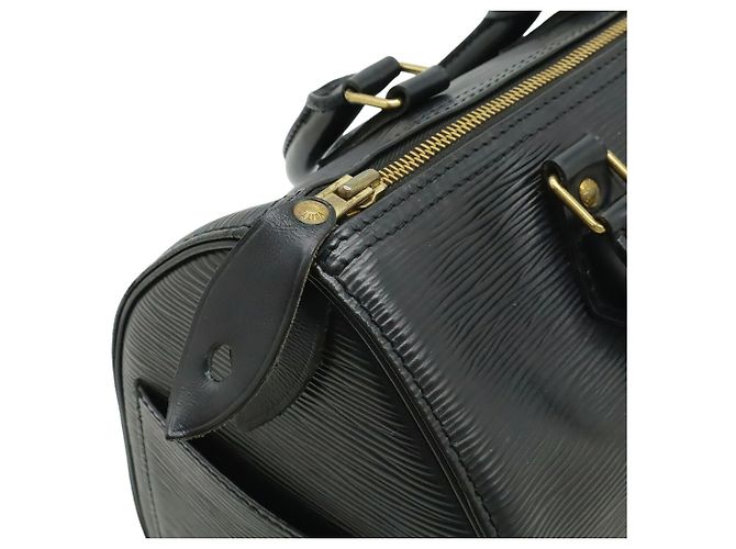 Borsa Louis Vuitton Epi Speedy 25 Nero - vista 6