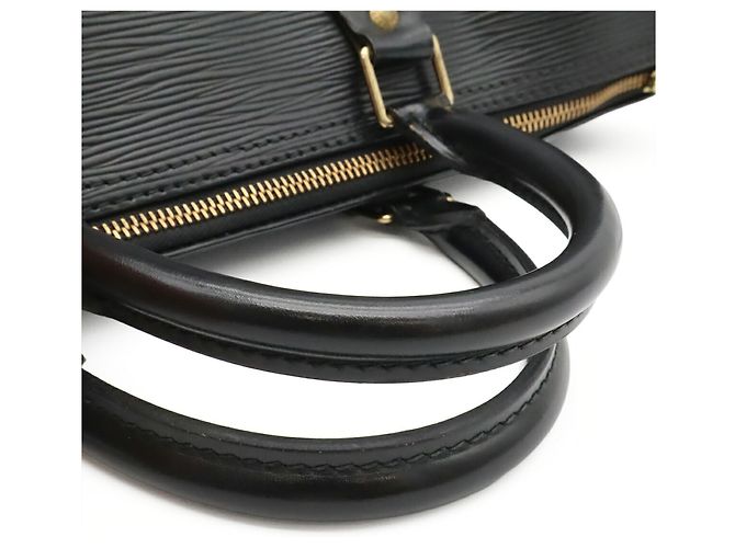 Borsa Louis Vuitton Epi Speedy 35 Nero - vista 5