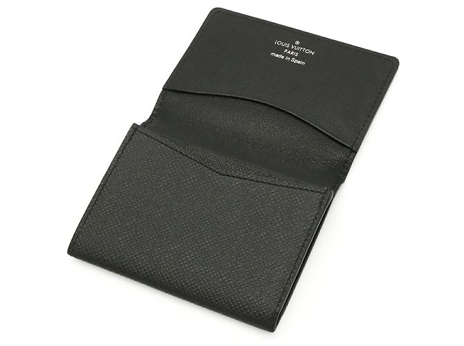 Tarjetero Taiga Louis Vuitton Negro Gris - vista 5