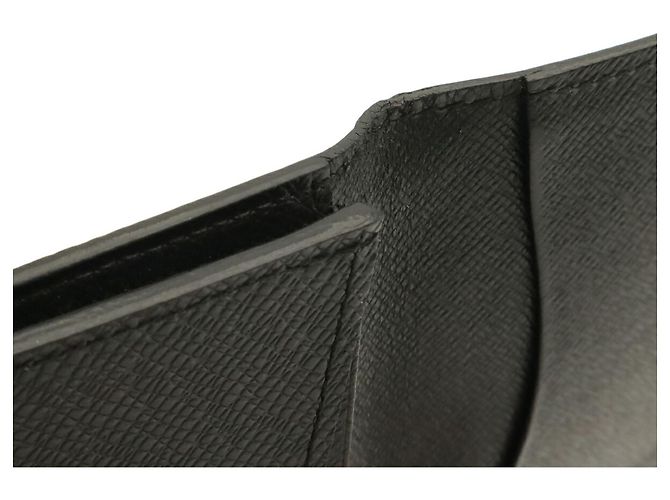Tarjetero Taiga Louis Vuitton Negro Gris - vista 7