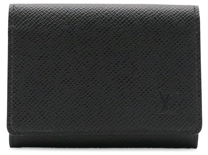 Tarjetero Taiga Louis Vuitton Negro Gris - vista 2