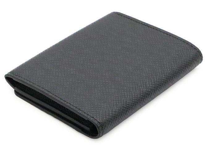 Tarjetero Taiga Louis Vuitton Negro Gris - vista 3