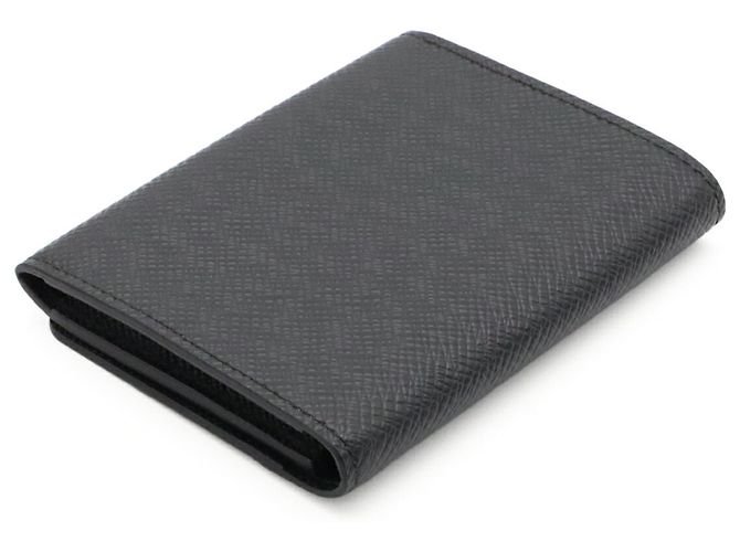 Tarjetero Taiga Louis Vuitton Negro Gris - vista 4