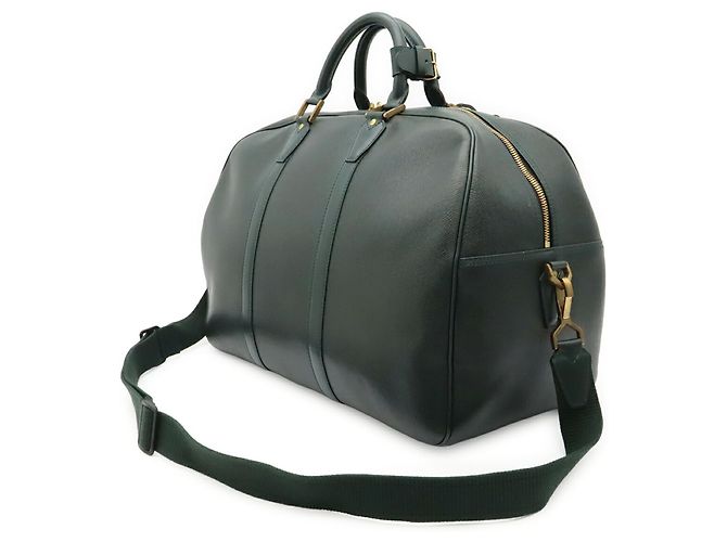 Borsa Boston Louis Vuitton Taiga Kendall PM in verde Episea - vista 3