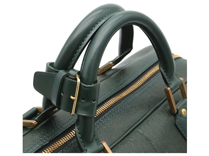 Borsa Boston Louis Vuitton Taiga Kendall PM in verde Episea - vista 5