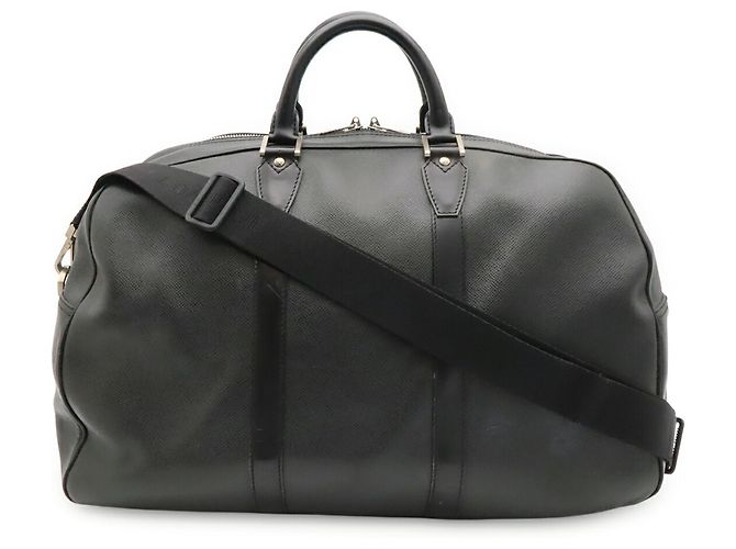 Borsa Boston Louis Vuitton Taiga Kendall PM Nero Bianco Grigio - vista 2