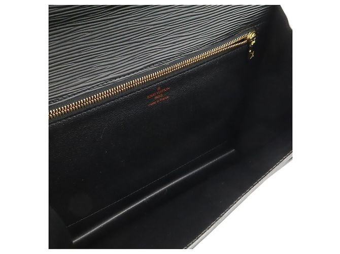Borsa Louis Vuitton Epi Monceau Nero - vista 8