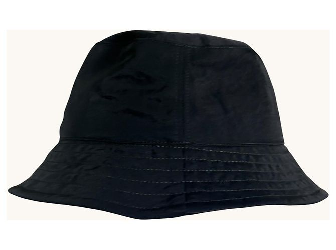 AMI Paris Cappello Bucket Logo Nero - vista 2