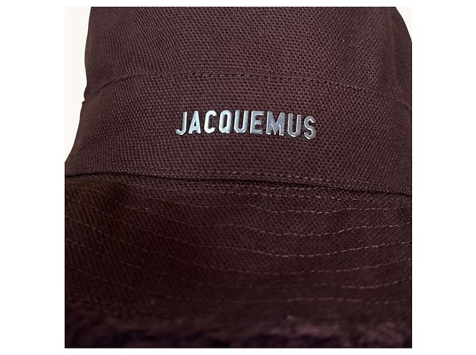Jacquemus The Artichaut Cappello Bucket Marrone - vista 5
