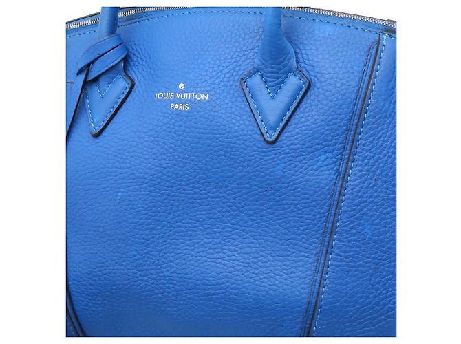 Borsa Louis Vuitton Parnasséa Lockit PM Blu - vista 10