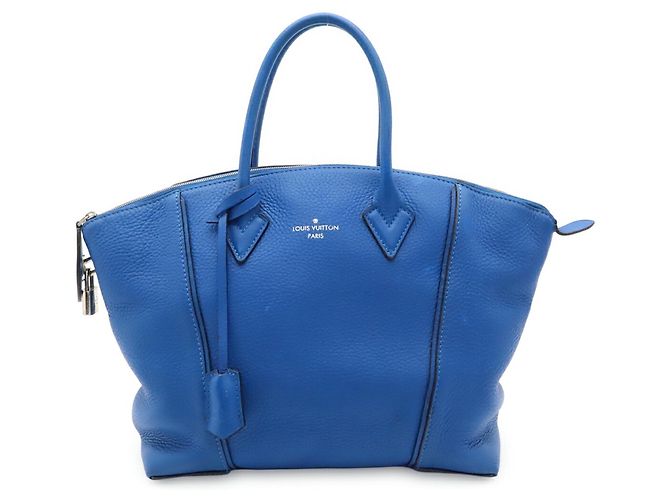 Borsa Louis Vuitton Parnasséa Lockit PM Blu - vista 2