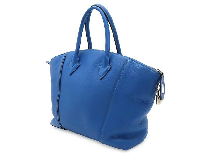 Borsa Louis Vuitton Parnasséa Lockit PM Blu - vista 3