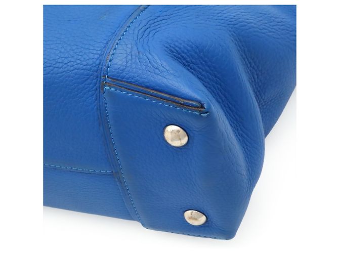 Borsa Louis Vuitton Parnasséa Lockit PM Blu - vista 4