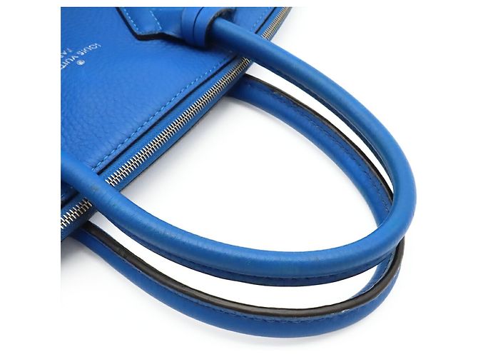 Borsa Louis Vuitton Parnasséa Lockit PM Blu - vista 5