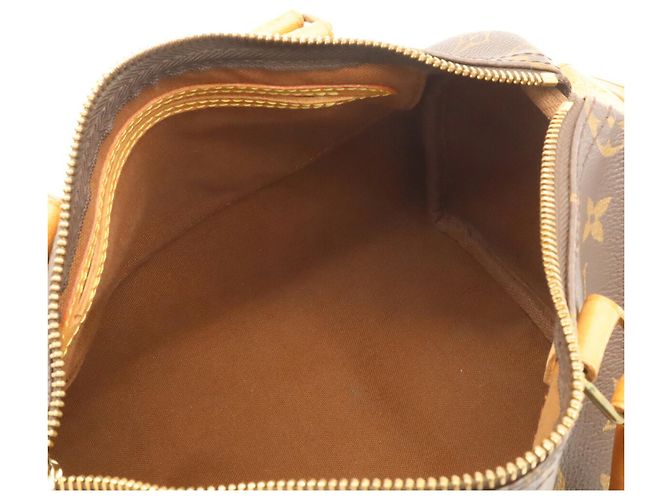 Borsa Louis Vuitton Monogram Speedy 25 M41528 Marrone Monogramma - vista 7