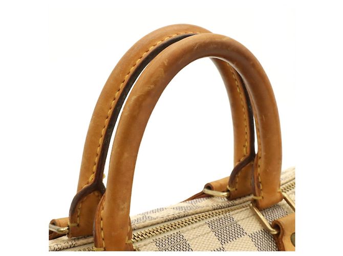 Borsa Louis Vuitton Damier Azur Speedy 25 Crudo - vista 6