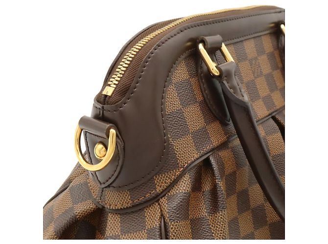 Borsa Louis Vuitton Damier Trevi PM Marrone Damier ebene - vista 8