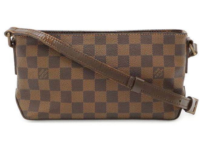 Sac à bandoulière Louis Vuitton Damier Trotteur Pochette Marron Damier ebène - vue 2