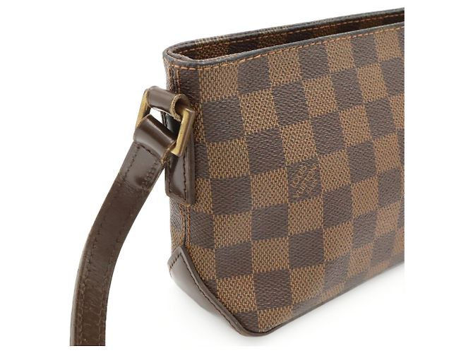 Sac à bandoulière Louis Vuitton Damier Trotteur Pochette Marron Damier ebène - vue 7