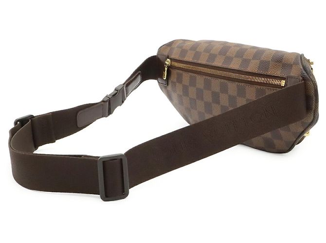 Borsa a tracolla Louis Vuitton Damier Melville Bumbag Marrone Bianco Damier ebene - vista 3