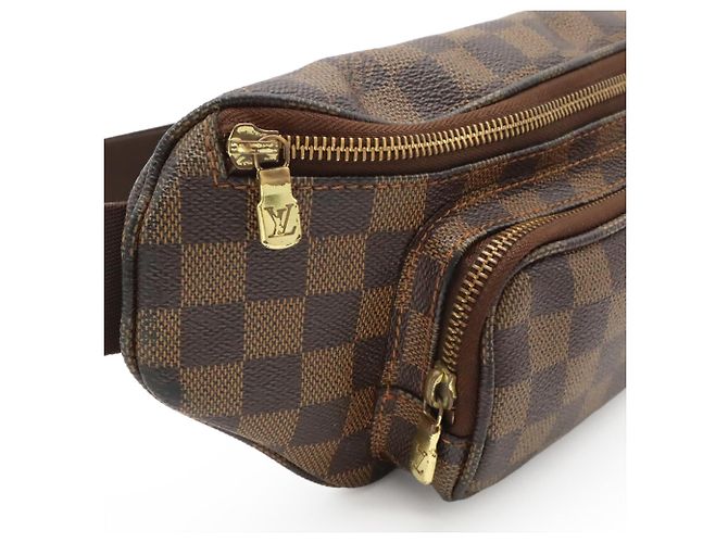 Borsa a tracolla Louis Vuitton Damier Melville Bumbag Marrone Bianco Damier ebene - vista 7
