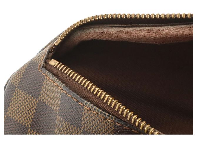 Borsa a tracolla Louis Vuitton Damier Melville Bumbag Marrone Bianco Damier ebene - vista 9
