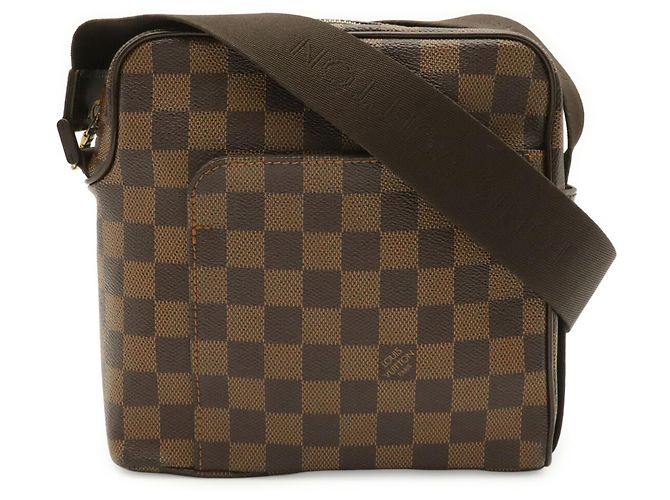 Borsa a Spalla Louis Vuitton Damier Olaf PM Pochette Marrone Damier ebene - vista 2