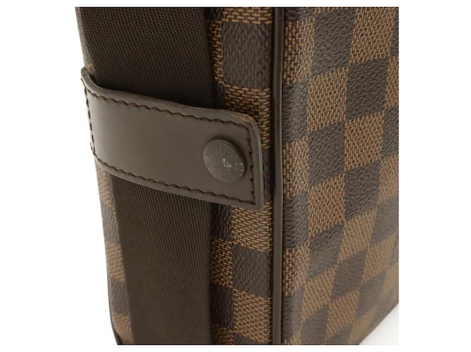 Borsa a Spalla Louis Vuitton Damier Olaf PM Pochette Marrone Damier ebene - vista 5
