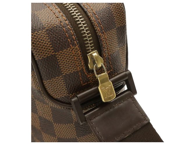 Borsa a Spalla Louis Vuitton Damier Olaf PM Pochette Marrone Damier ebene - vista 6