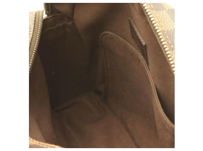 Borsa a Spalla Louis Vuitton Damier Olaf PM Pochette Marrone Damier ebene - vista 8
