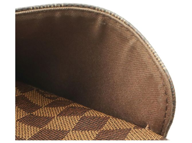 Sac à bandoulière Louis Vuitton Damier Olaf PM Pochette N41442 Marron Damier ebène - vue 10