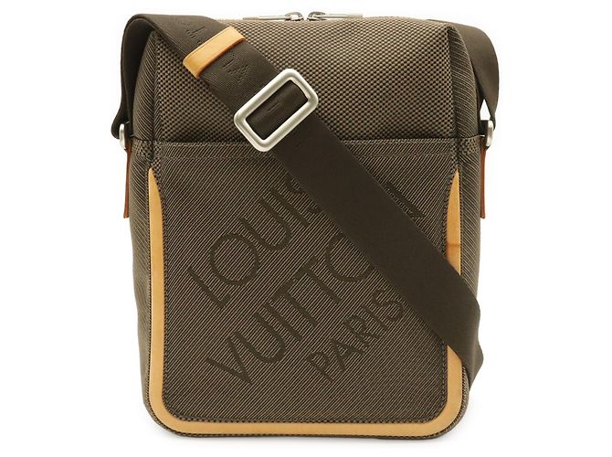 Borsa a tracolla Louis Vuitton Damier Geant Citadin Cachi - vista 2