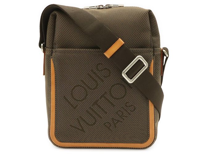 Borsa a tracolla Louis Vuitton Damier Geant Citadin Cachi - vista 2