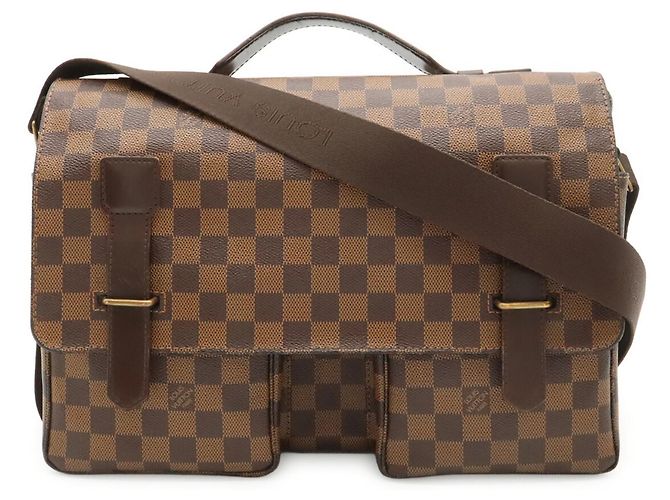 Borsa a Spalla Louis Vuitton Damier Broadway Marrone Damier ebene - vista 2