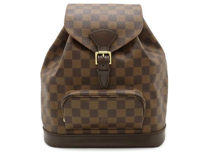 Zaino/Borsa a tracolla Louis Vuitton Damier Montsouris MM Marrone Bianco Damier ebene - vista 2