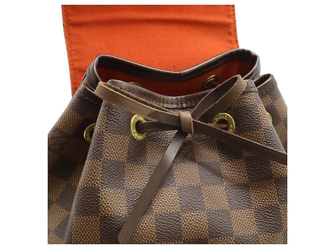 Zaino/Borsa a tracolla Louis Vuitton Damier Montsouris MM Marrone Bianco Damier ebene - vista 7
